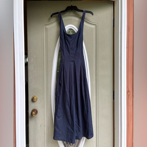 Moon River Dresses & Skirts - NWT Moon River Navy Small Criss Cross Back Dress